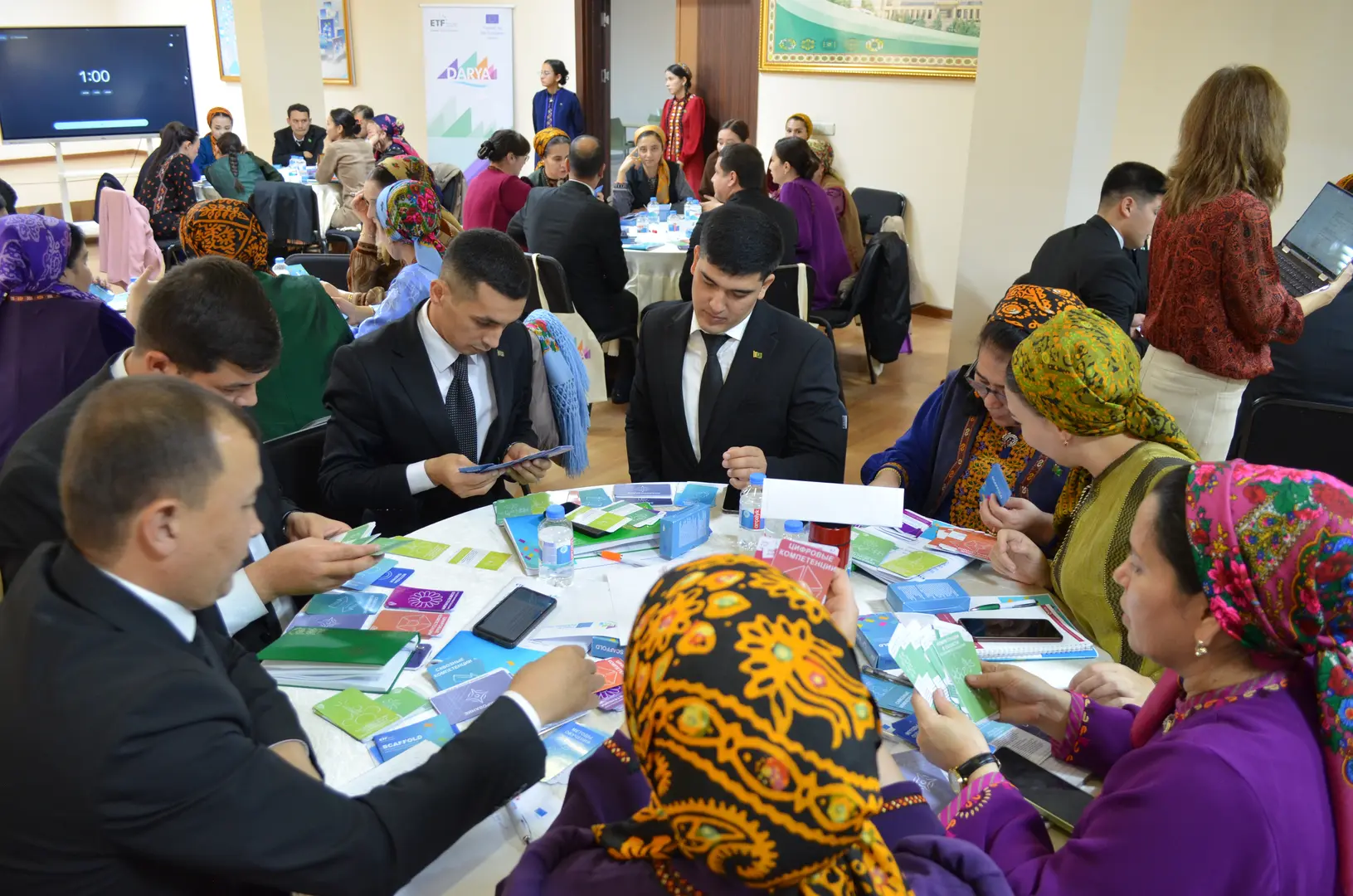 Ýewropa bilim gaznasynyň (ETF) halkara bilermenleriniň gatnaşmagynda “Scaffold” usulyýetiniň okuw maslahatyna gatnaşyldy