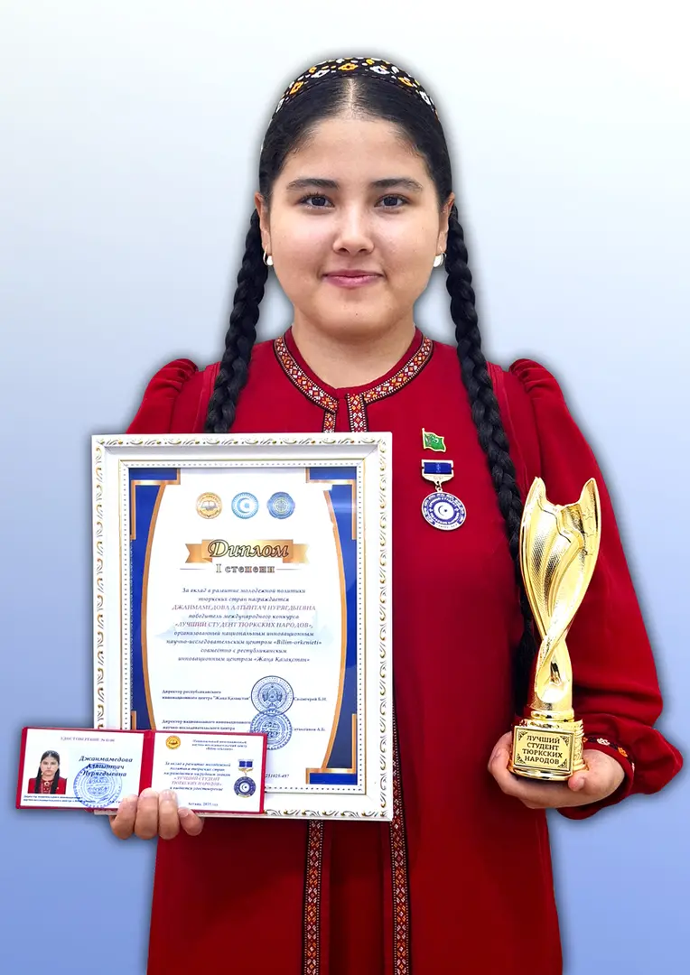 Aşgabat şäherindäki syýahatçylyk orta hünär okuw mekdebiniň talyby hem abraýly Halkara bäsleşiginiň netijesinde «Türki halklarynyň iň gowy talyby» diýen ada mynasyp boldy